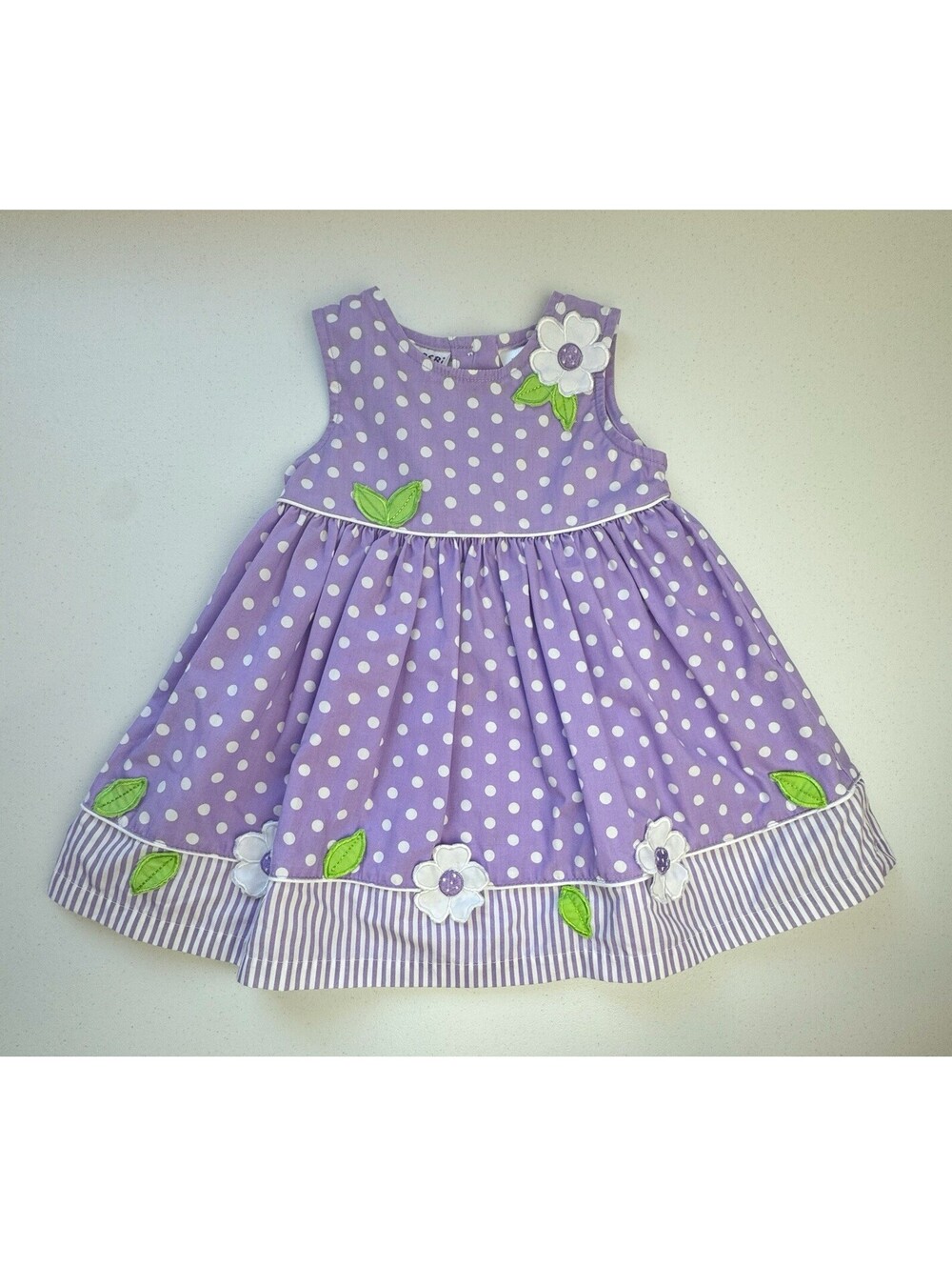 Blueberi Boulevard Polka Dot Flower Dress 18 Months